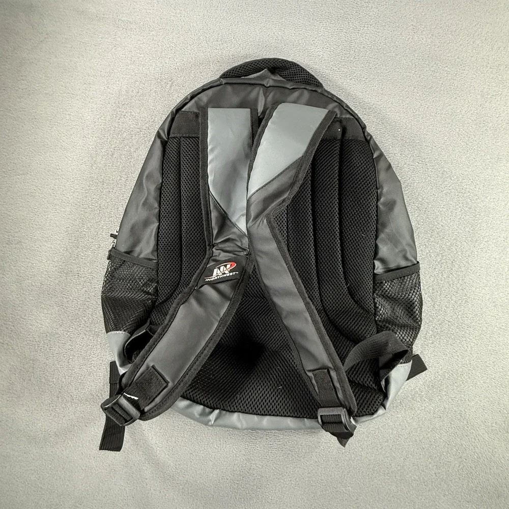NFL Green Bay Packers backpack Black And Gray Logo Large Pockets Water Bottles